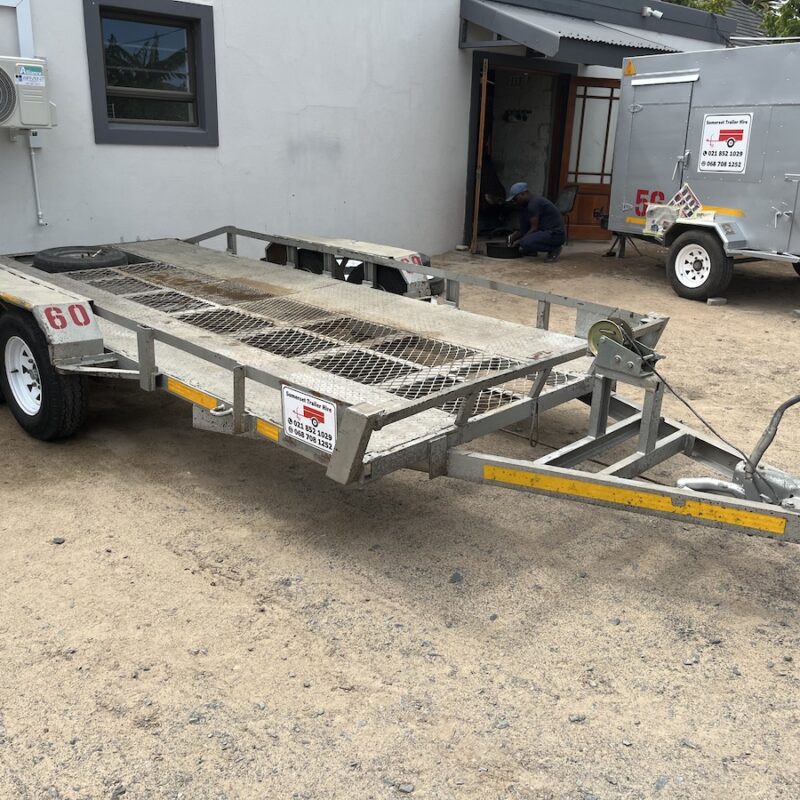 4.3 X 2 DOUBLE AXLE CAR TRANSPORTER - 2 TON